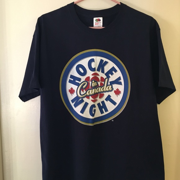 Fruit of the Loom Other - Hockey Night in Canada T Shirt Sz L